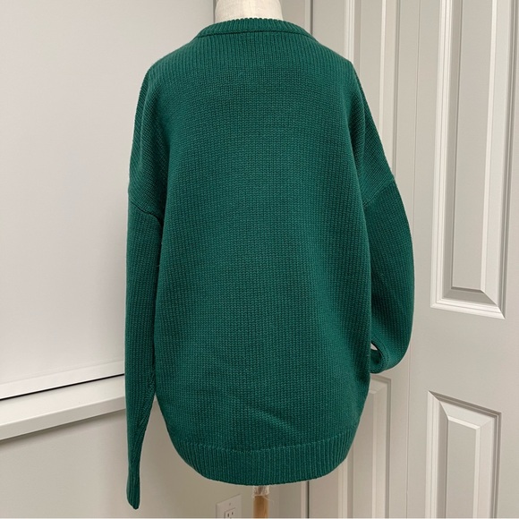 BNWOT Something Navy Green Sweater (T&B) - Picture 2 of 7